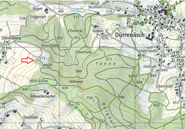 Weiher Weid Karte